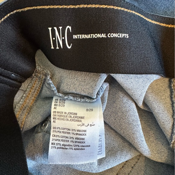 INC Denim Pull On Flare Jeans Sz 8/29 - Picture 4 of 4